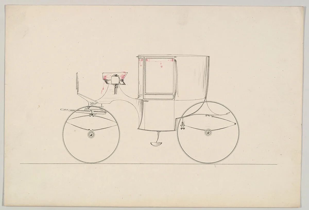 Design for Coupé (unnumbered) — Brewster & Co.