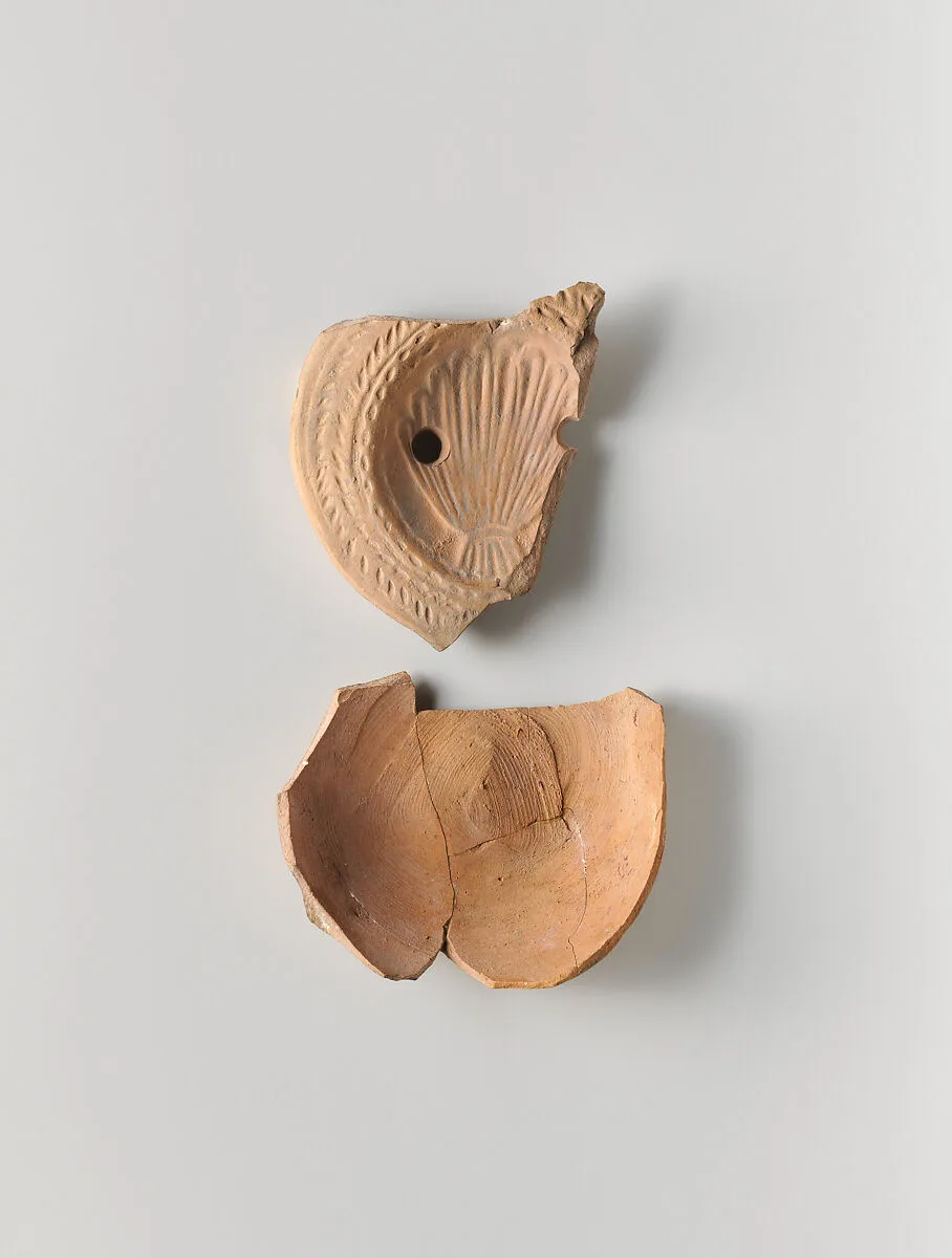 Terracotta oil lamp — Unknown