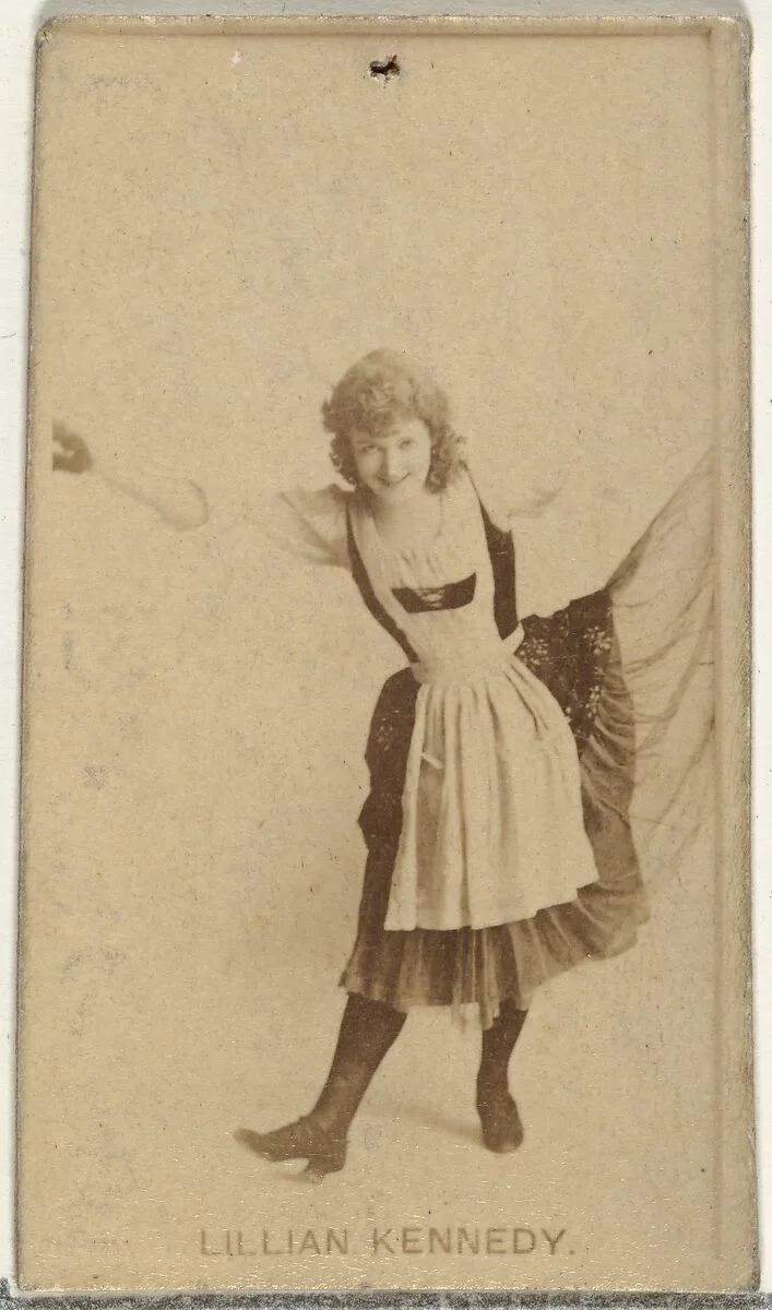 Lillian Kennedy, from the Actors and Actresses series (N145-8) issued by Duke Sons & Co. to promote Duke Cigarettes — W. Duke, Sons & Co.|American Tobacco Company