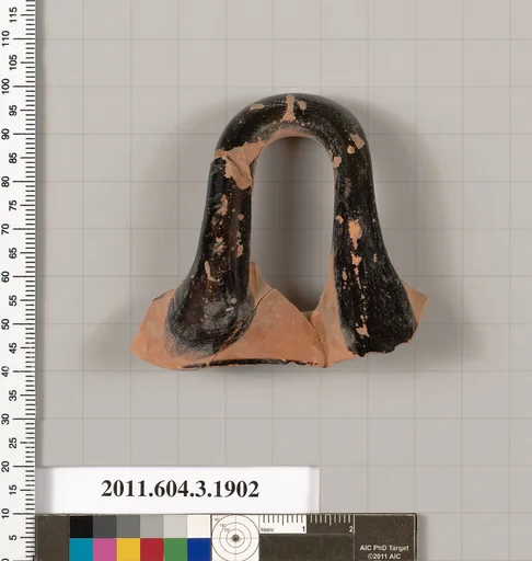 Terracotta fragment of a kylix (drinking cup)