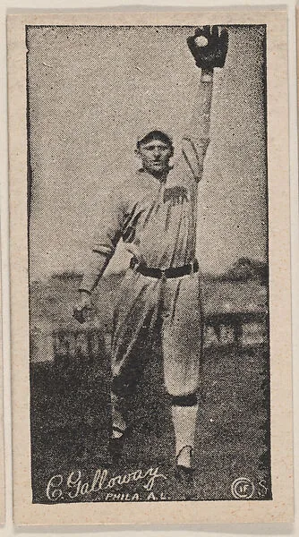 C. Galloway, Phila. A.L., Baseball strip card (W572) — Unknown