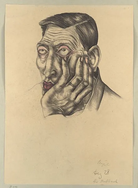 Male Portrait — Hanna Nagel