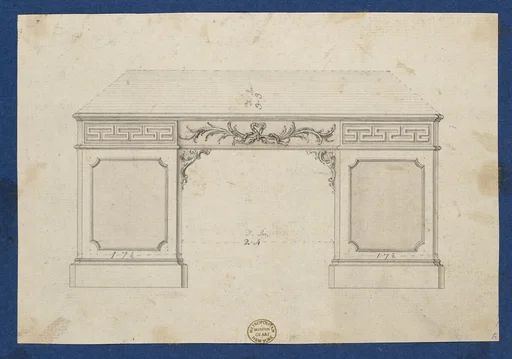 Library Table, from Chippendale Drawings, Vol. II