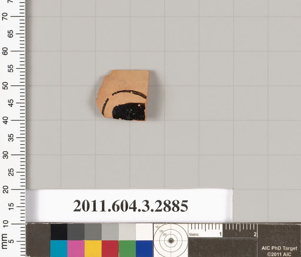 Terracotta fragment of a closed shape — Unknown