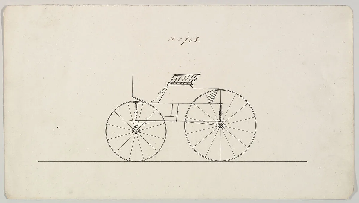 Design for Wagon, no. 768 — Brewster & Co.