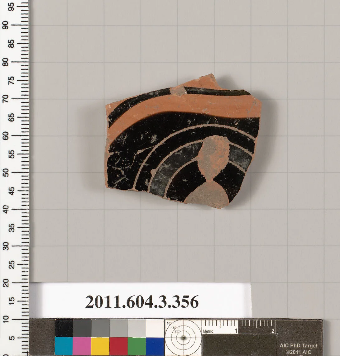 Terracotta fragment of a neck-amphora (jar) — Unknown