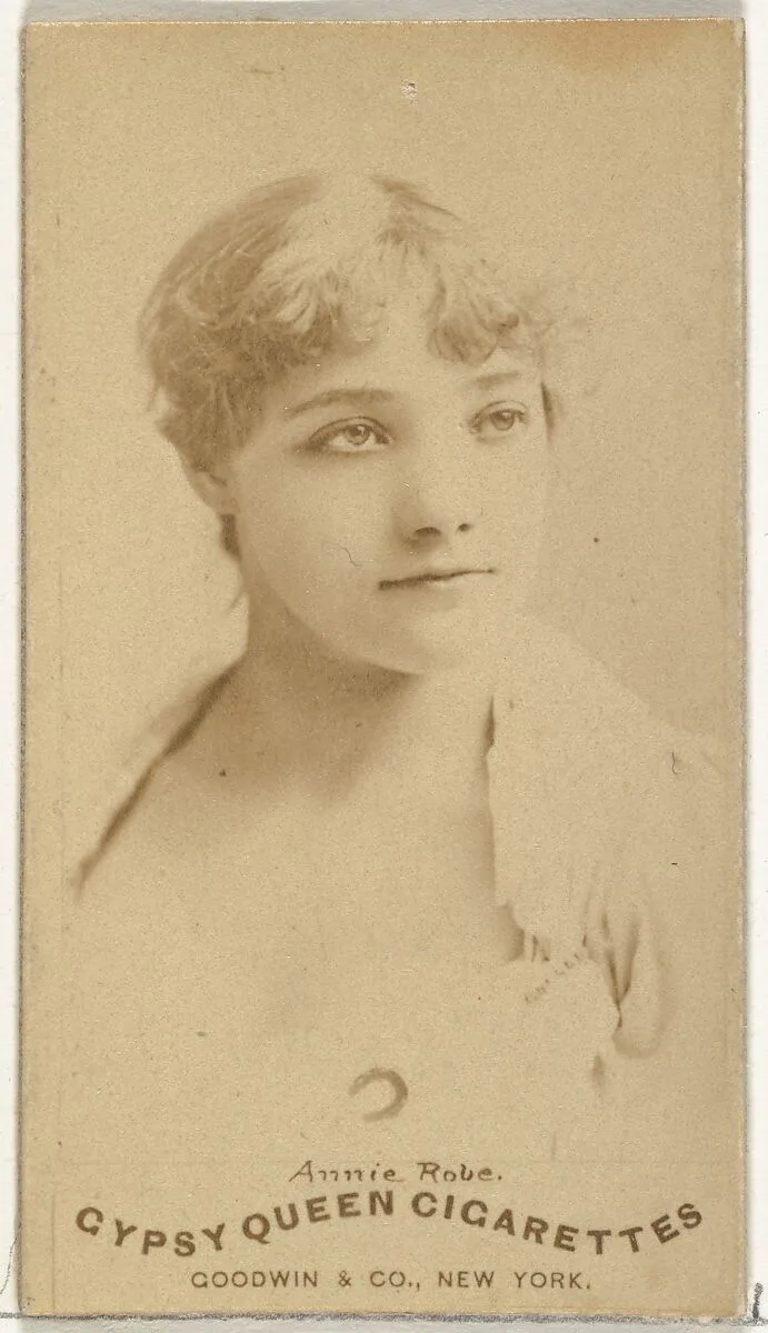 Annie Robe, from the Actors and Actresses series (N171) for Gypsy Queen Cigarettes — Goodwin & Company