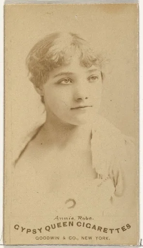 Annie Robe, from the Actors and Actresses series (N171) for Gypsy Queen Cigarettes