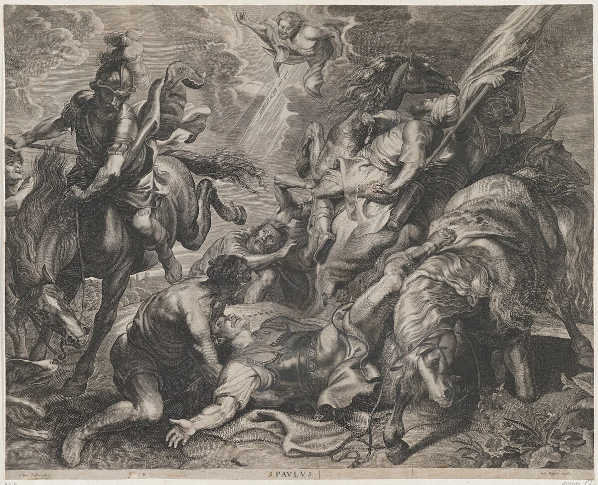 The Conversion of Saint Paul — Peter Paul Rubens|Johannes Meyssens