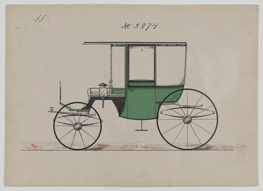 Design for 6 seat Rockaway, no. 3974