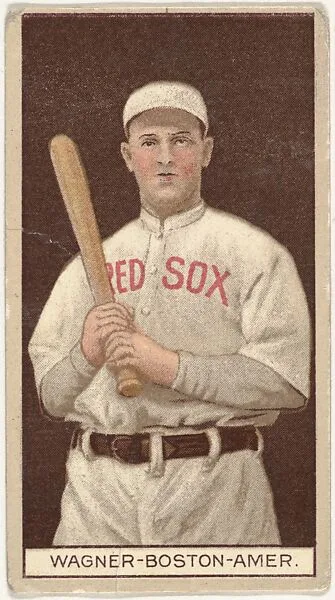 Charles Heinie Wagner, Boston, American League, from the Brown Background series (T207) for the American Tobacco Company — American Tobacco Company