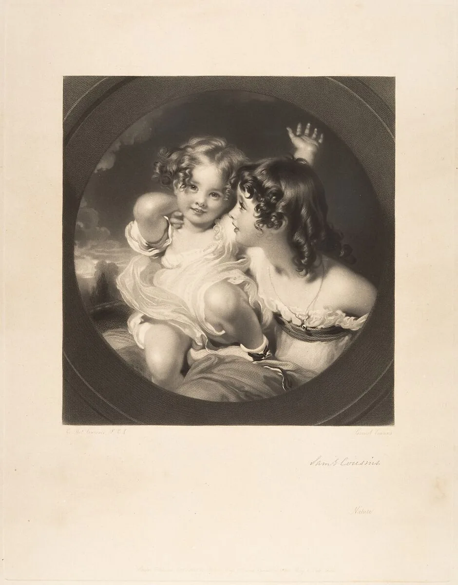 Nature (The Calmady Children) — Samuel Cousins|Sir Thomas Lawrence|Laura Anne Calmady|Emily Calmady|Hodgson, Boys, and Graves