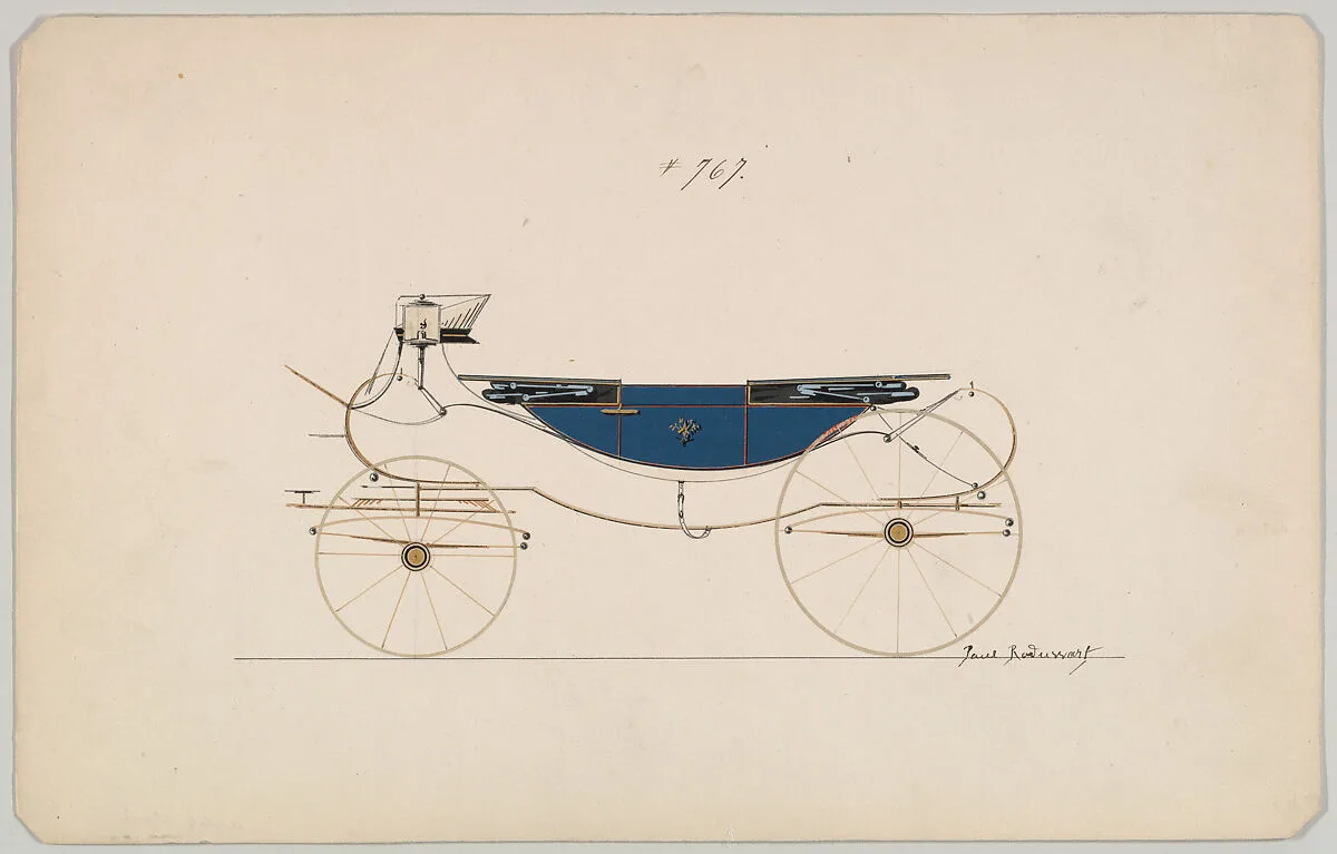 Design for Landau, no. 767 — Brewster & Co.|Paul Rodissart