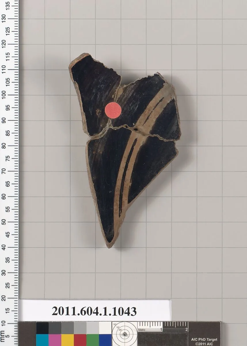 Terracotta fragment of a kylix (drinking cup) — Unknown