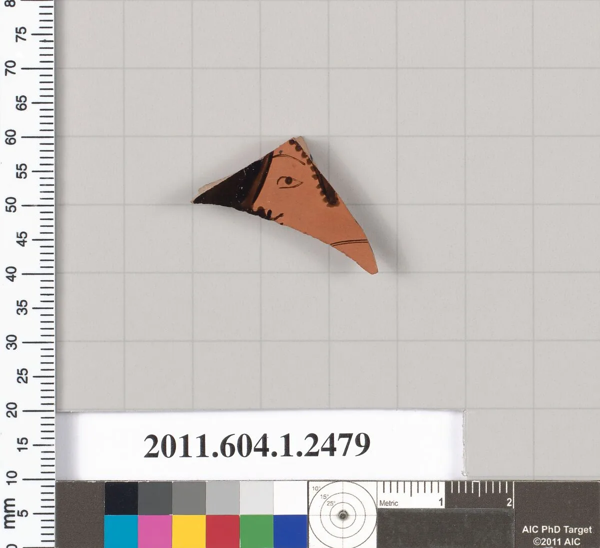 Terracotta fragment of a kylix (drinking cup) — Unknown