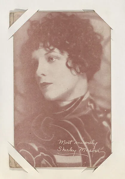 Shirley Mason from Movie Stars Exhibit Cards series (W401) — Unknown