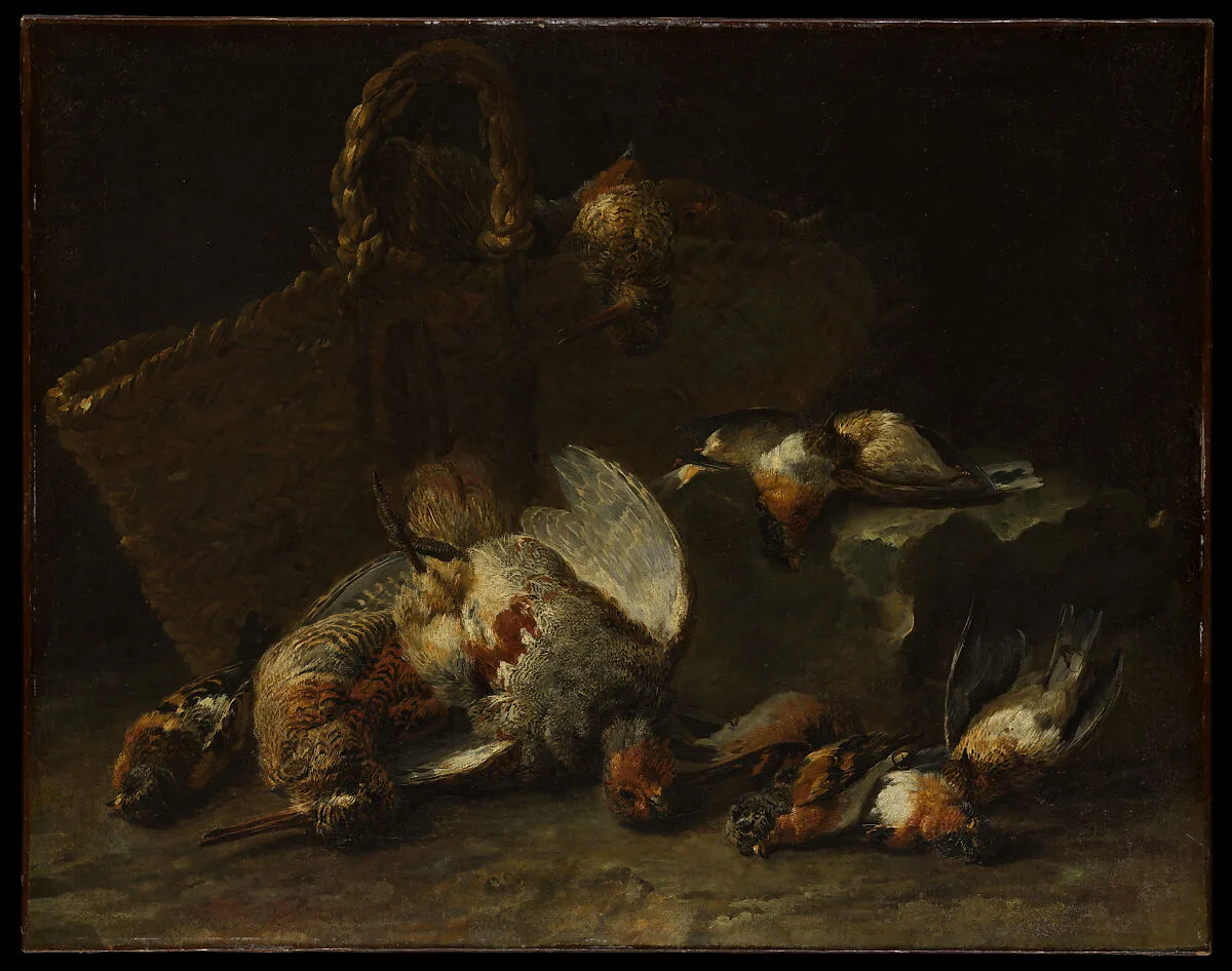 A Basket and Birds — Jan Fyt