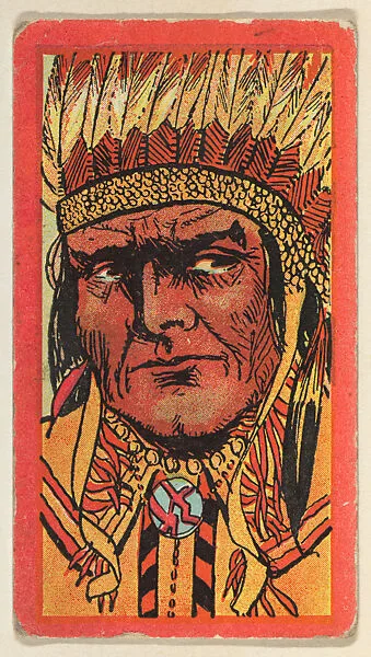 Old Dorion, from the "Indian Series" (T74), issued with Burley Cubs Cigars and Sweetbriar Cigarettes by the Booker Tobacco Company — Booker Tobacco Company, Lynchburg, Virginia