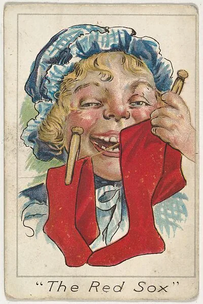 The Red Sox, from the Baseball Comics series (T203) — Winner Cut Plug Tobacco|P.H. Mayo & Brother, Richmond, Virginia