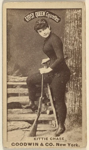 Kittie Chase, from the Actors and Actresses series (N171) for Gypsy Queen Cigarettes
