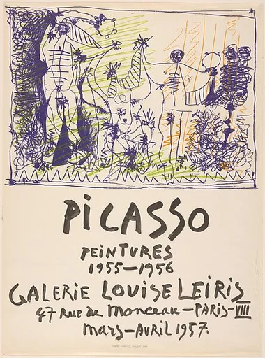 Picasso Paintings 1955–1956, Galerie Louise Leiris