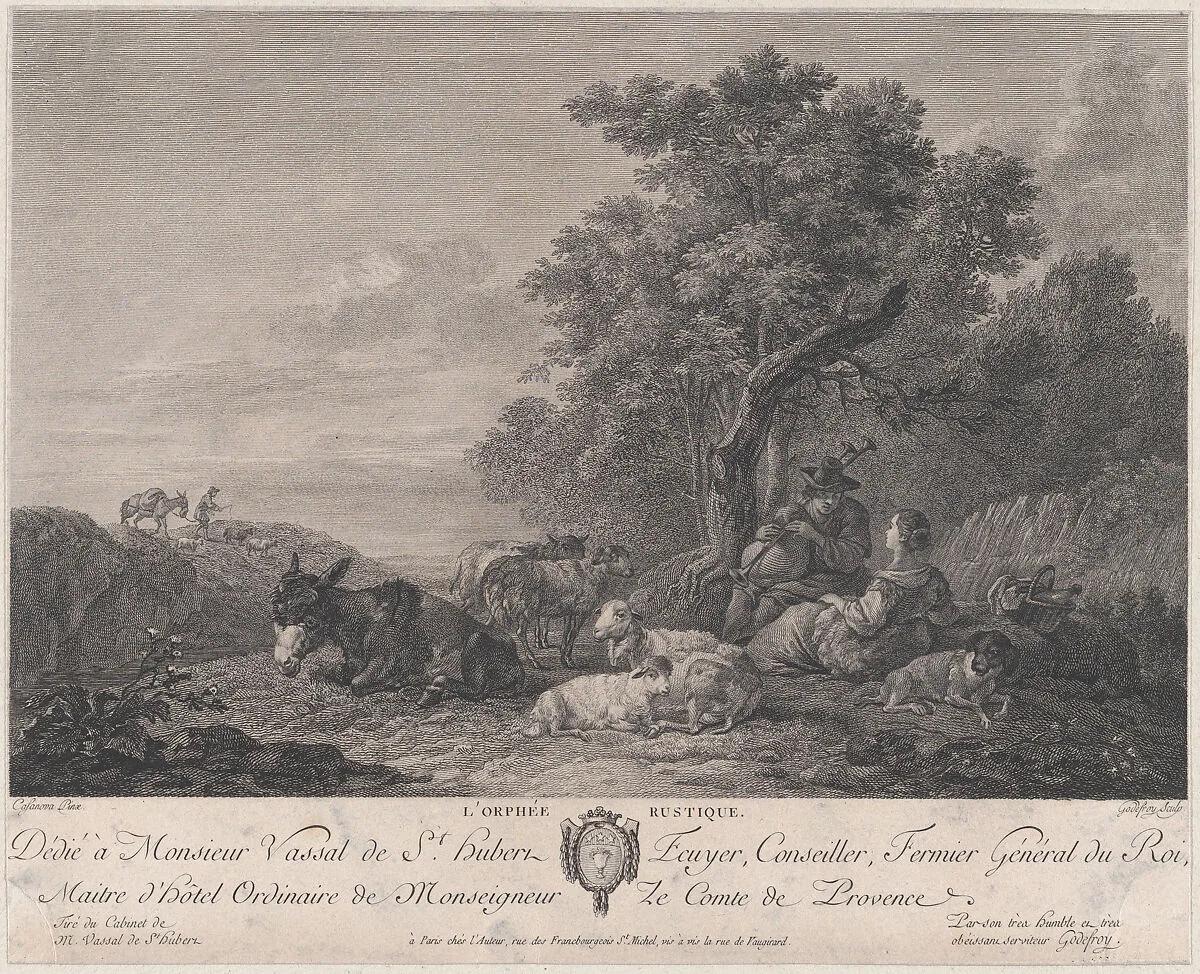 The Rustic Orpheus — François Godefroy|Francesco Casanova