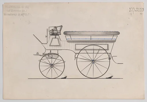 Design for a Wagonette, no. 3159a