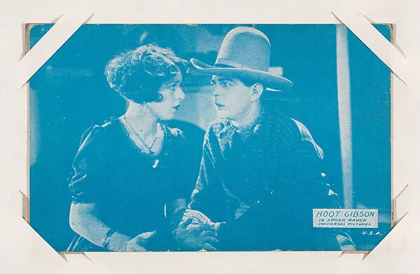 Hoot Gibson in Spook Ranch from Western Stars or Scenes Exhibit Cards series (W412) — Unknown