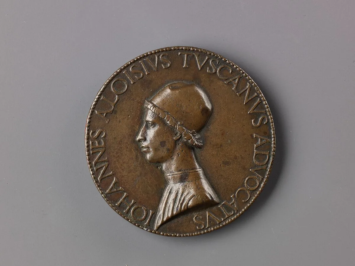 Portrait medal of Giovanni Alvise Toscani — Lysippus the Younger