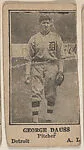 George Dauss, Pitcher, Detroit, American League, from the Baseball Players strip card set (W590) — Unknown