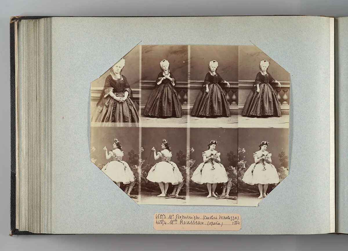 Mlle Dominique; Mlle Rousseau — André-Adolphe-Eugène Disdéri