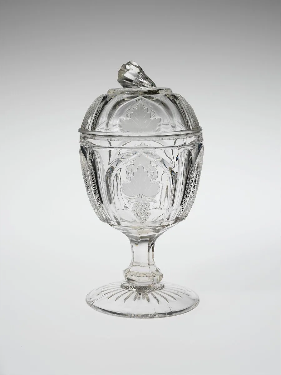 Covered Sugar Bowl — Boston & Sandwich Glass Company