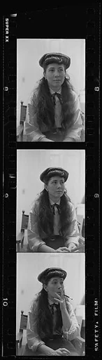 [7 Portraits of Jane Ninas Evans with Cigarette]