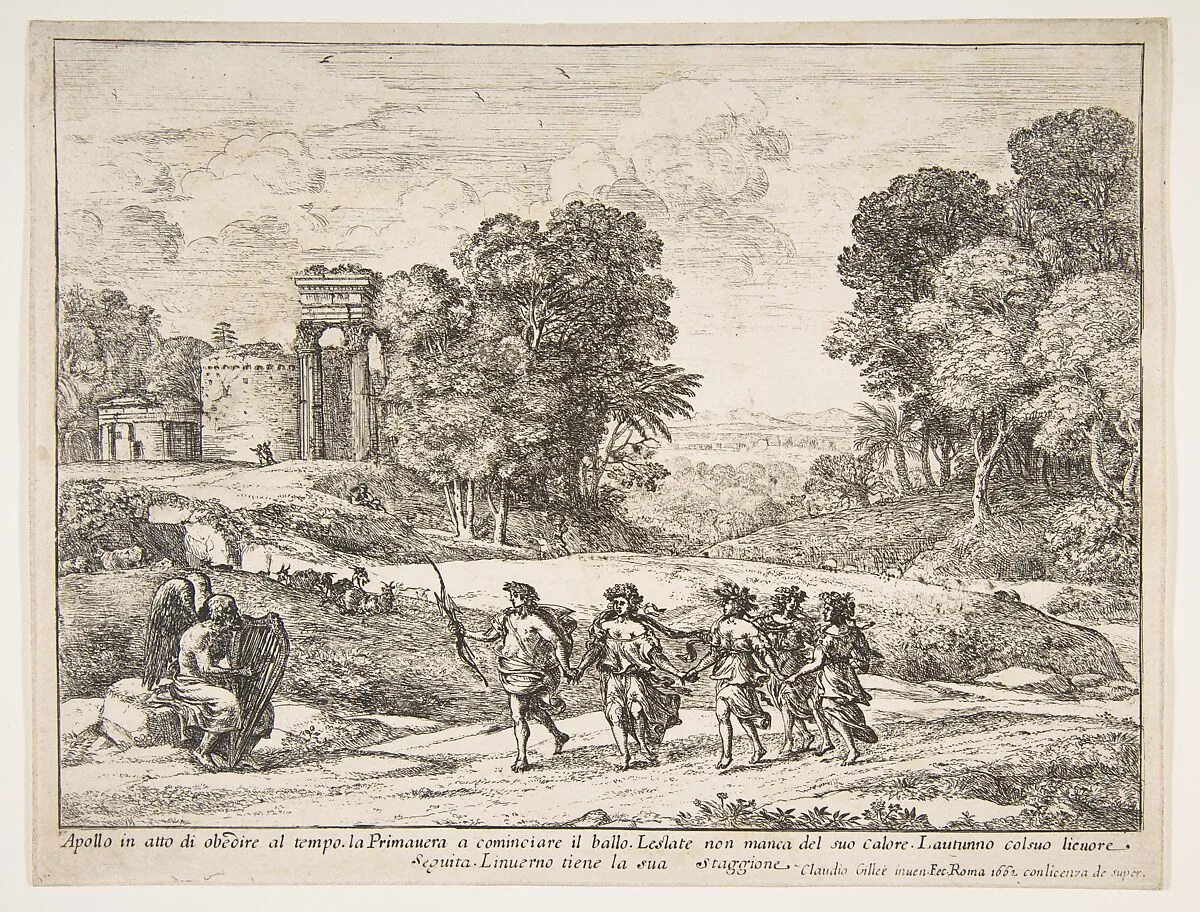 Time, Apollo and the Seasons — Claude Lorrain (Claude Gellée)