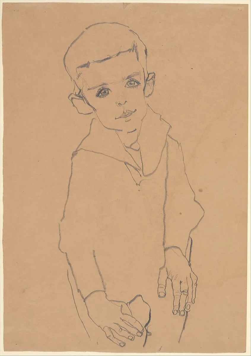 Portrait of Herbert Rainer — Egon Schiele