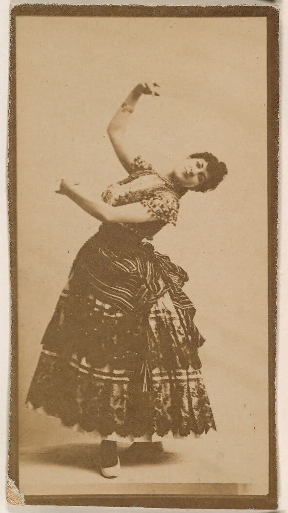 Dancer, from the Actresses series (N664) promoting Old Fashion Fine Cut Tobacco — Unknown