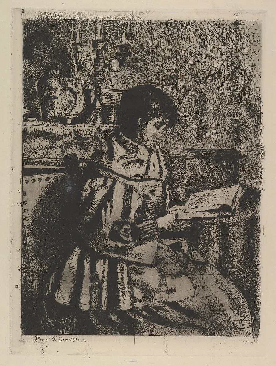 The Reader — Henri Jean Augustin de Braekeleer