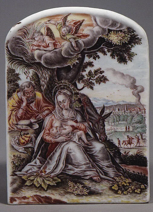Plaque — Meissen Manufactory|Franz Ferdinand Mayer|Johann Sadeler I|Christoph Schwarz