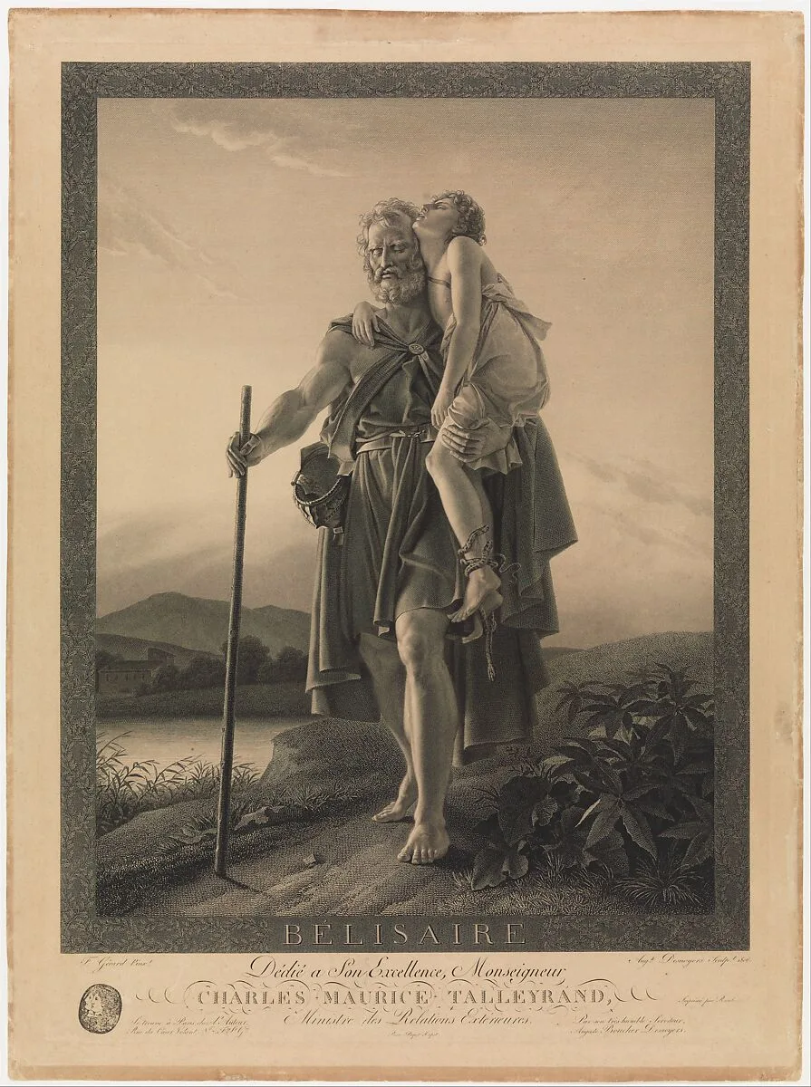 Belisarius — baron François Gérard|Auguste Gaspard Louis Boucher Desnoyers