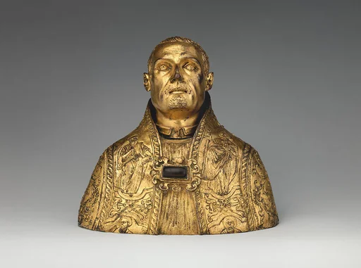 Reliquary bust of a bishop-saint