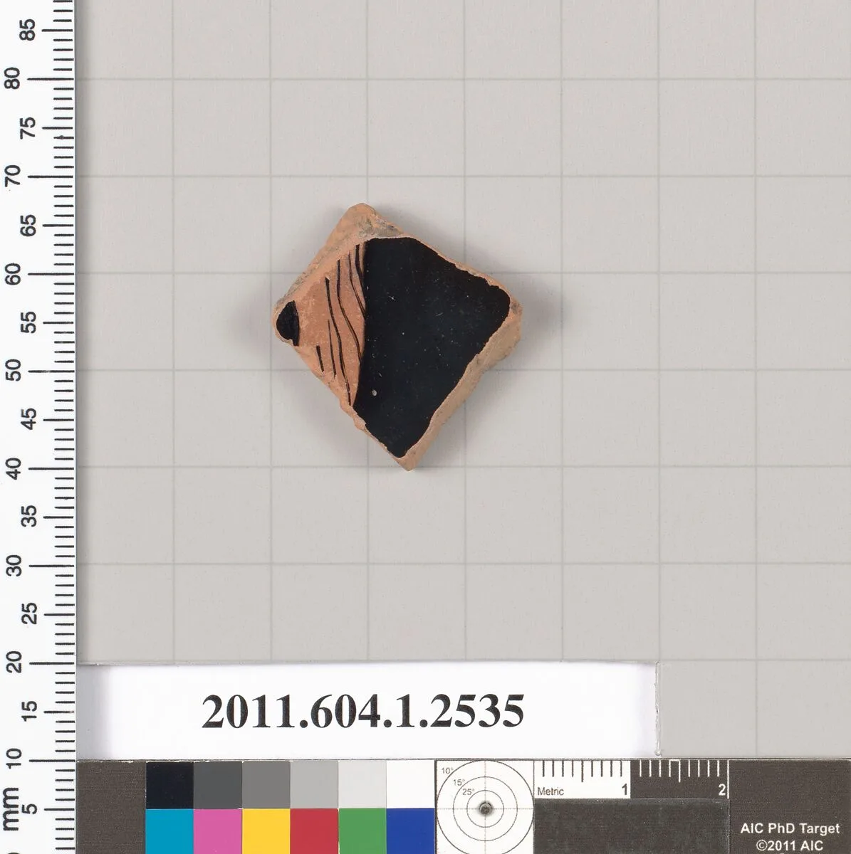 Terracotta fragment of a kylix (drinking cup) — Unknown