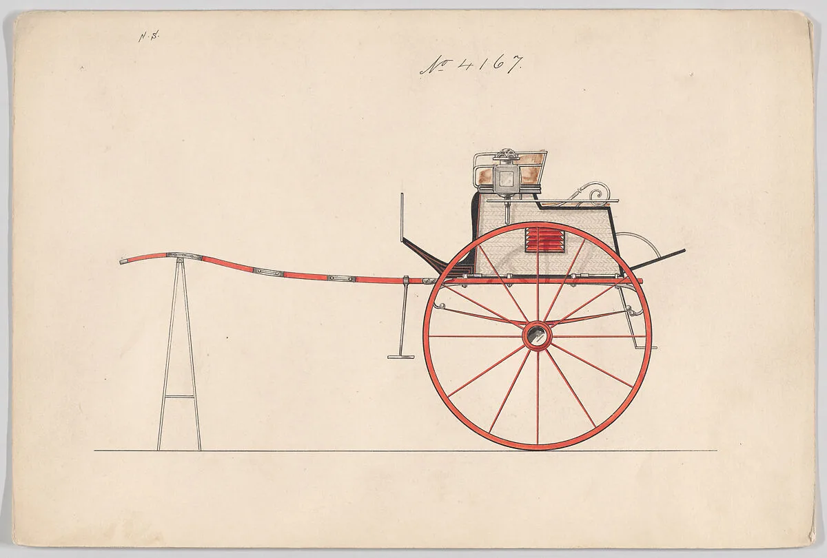 Tandem Cart # 4167 — Brewster & Co.|Herman Stahmer