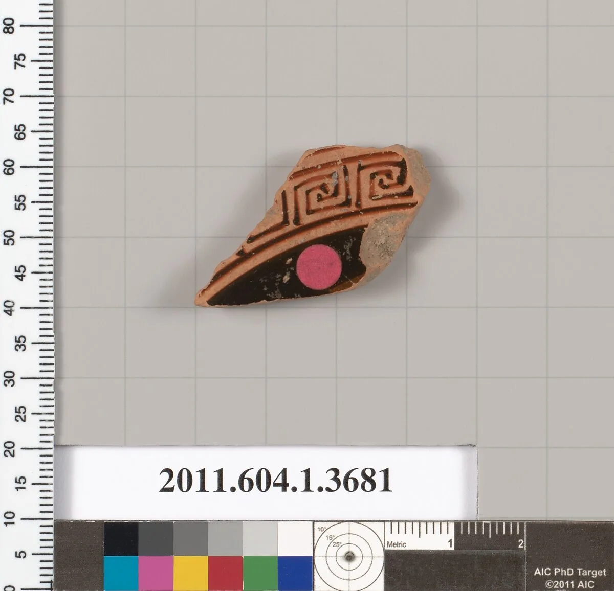 Terracotta fragment of a kylix (drinking cup) — Unknown