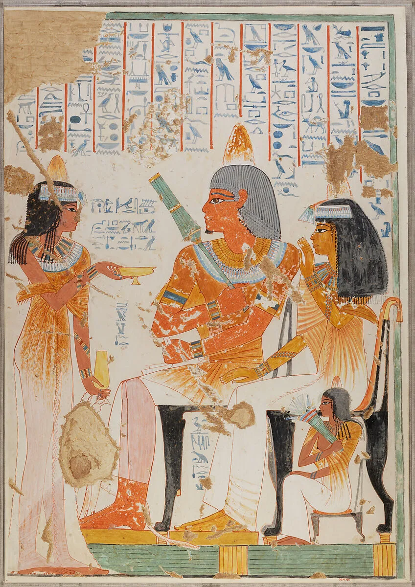 Nebamun Receiving Wine — Nina de Garis Davies
