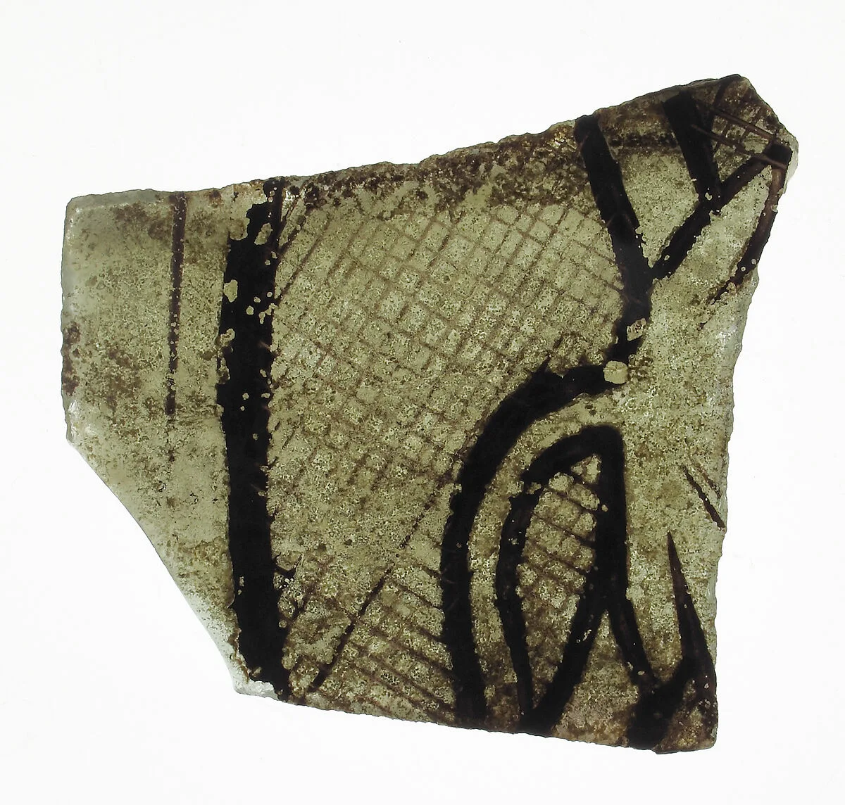 Glass Fragment — Unknown