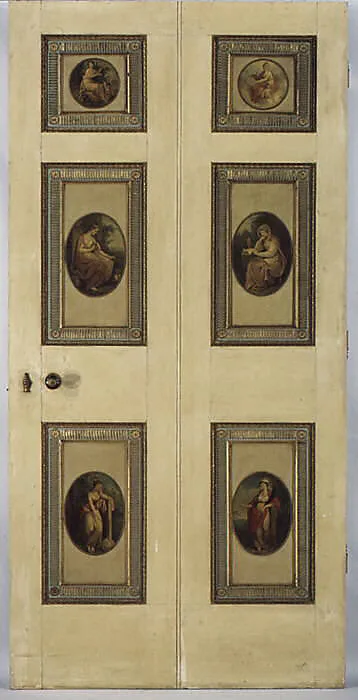 Pair of doors with scenes after Angelica Kauffman — Angelica Kauffmann