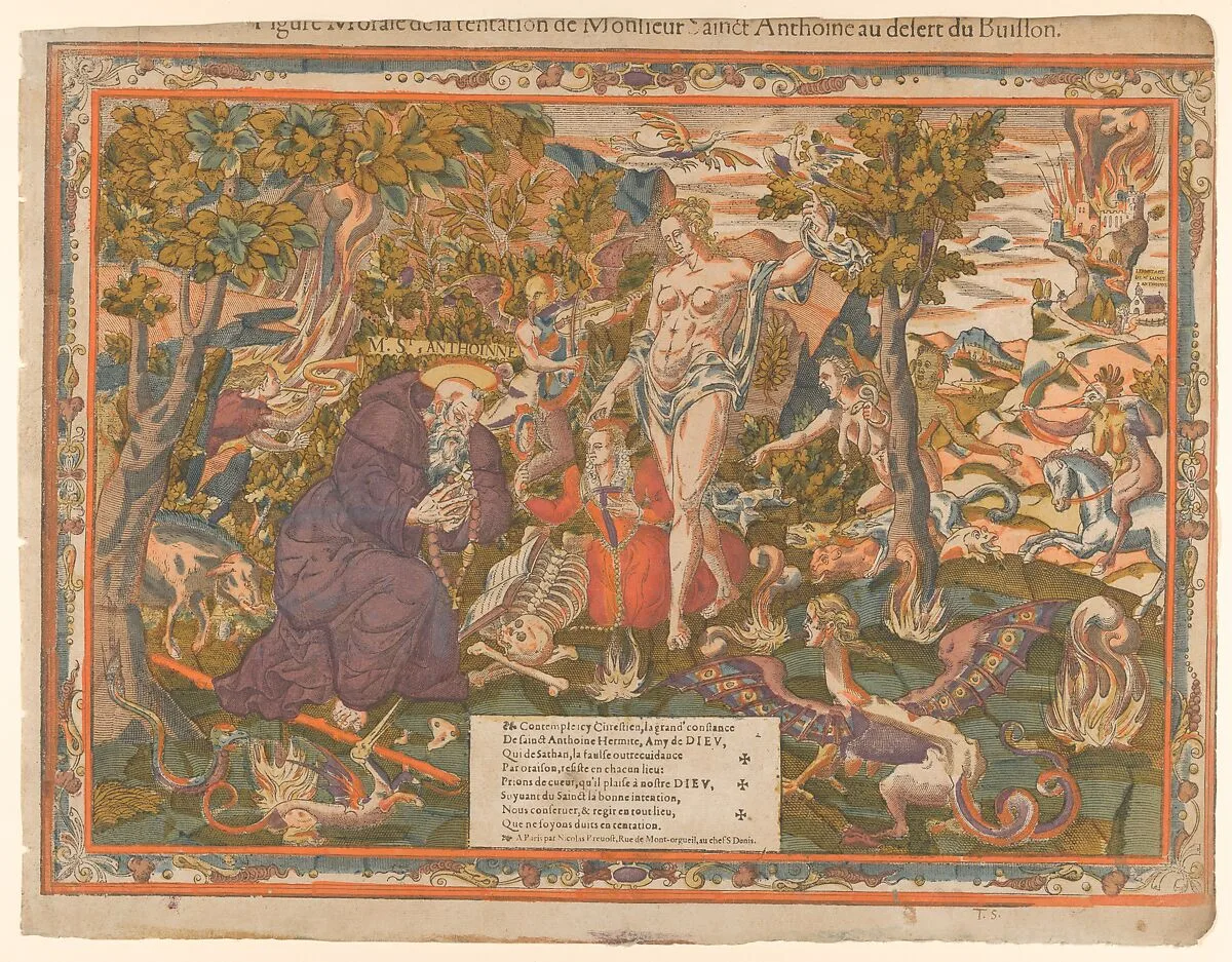 The Temptation of St. Anthony — Nicolas Prévost|Anonymous, French, 16th century