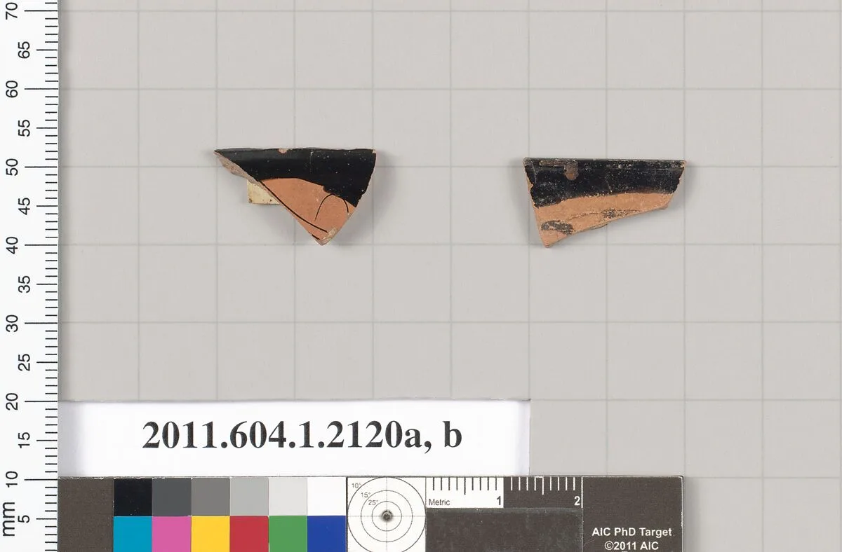 Terracotta rim fragments of kylikes (drinking cups) — Unknown