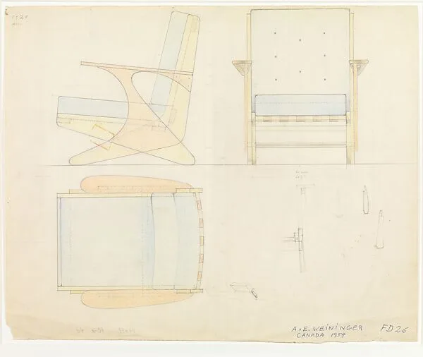 Design for an Armchair — Andor Weininger