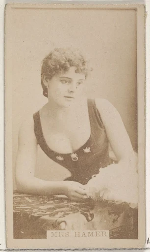 Mrs. Hamer, from the Actors and Actresses series (N45, Type 8) for Virginia Brights Cigarettes